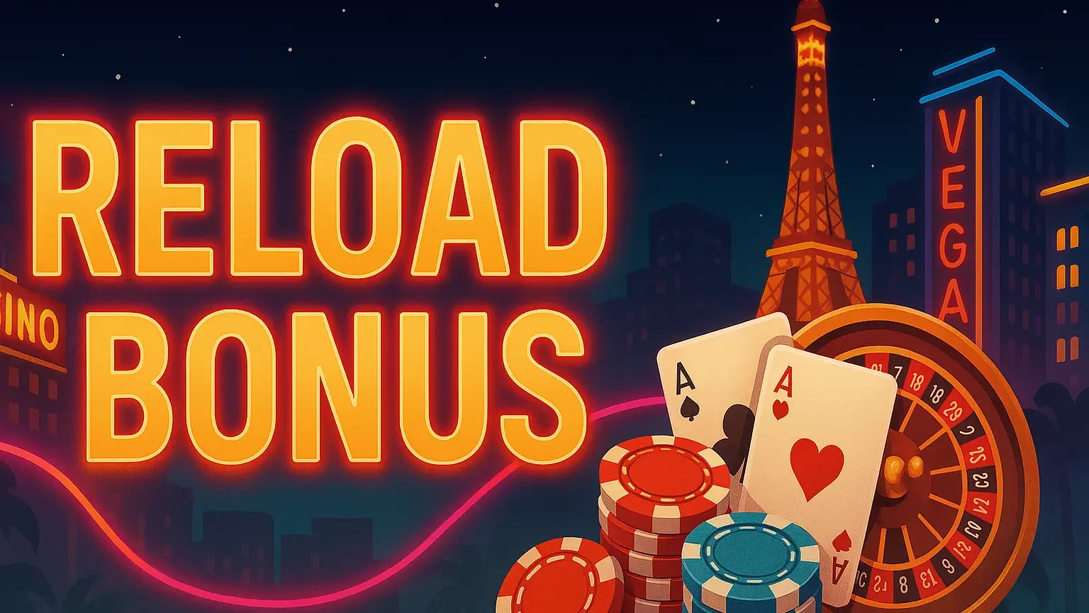 krikya banner about reload bonus